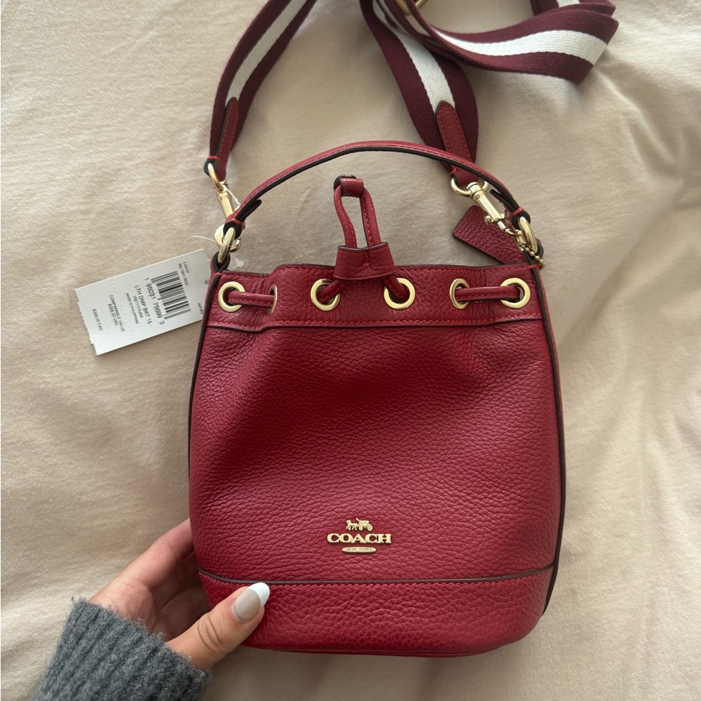 coach red purse